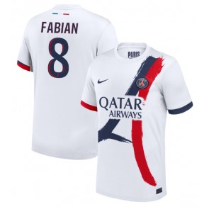 Paris Saint-Germain Fabian Ruiz #8 Replika Udebanetrøje 2024-25 Kortærmet